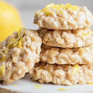 easy lemon oatmeal no-bake cookies fresh batch