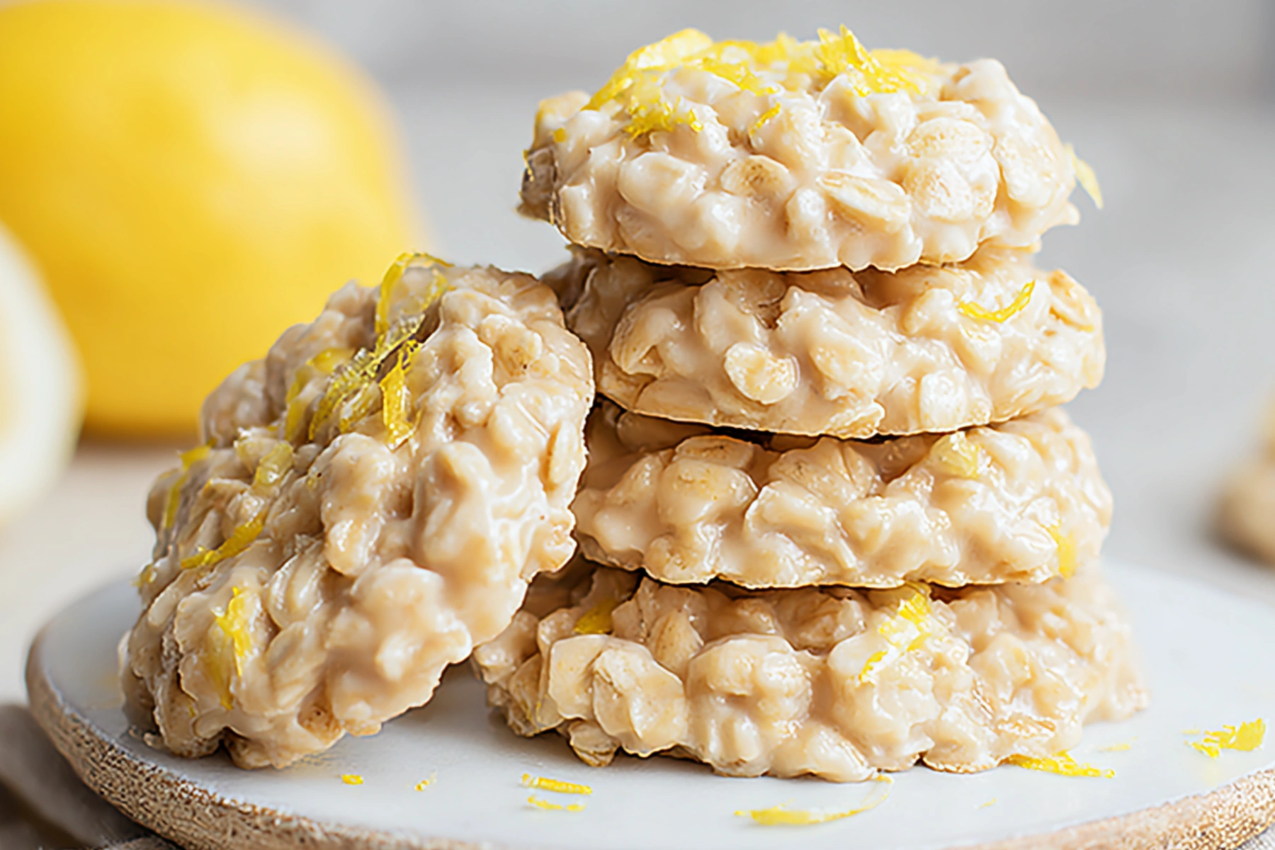 Easy Lemon Oatmeal No-Bake Cookies: Amazing 4-Step Guide 2 easy lemon oatmeal no-bake cookies fresh batch