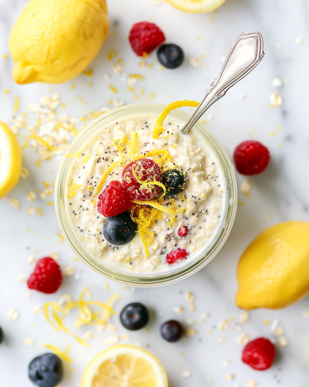 serving lemon overnight oats