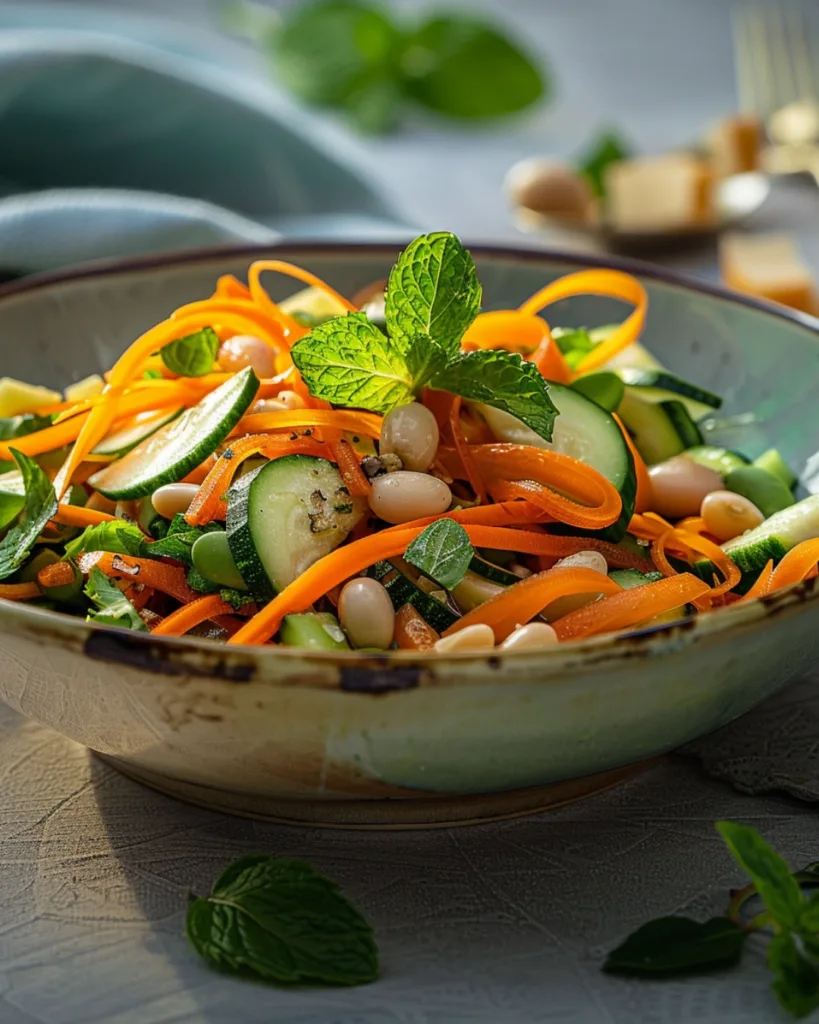 Ribbon Lettuce Salad: Amazing 5-Step Easy Fresh Recipe 2 Ready to serve ribbon lettuce salad