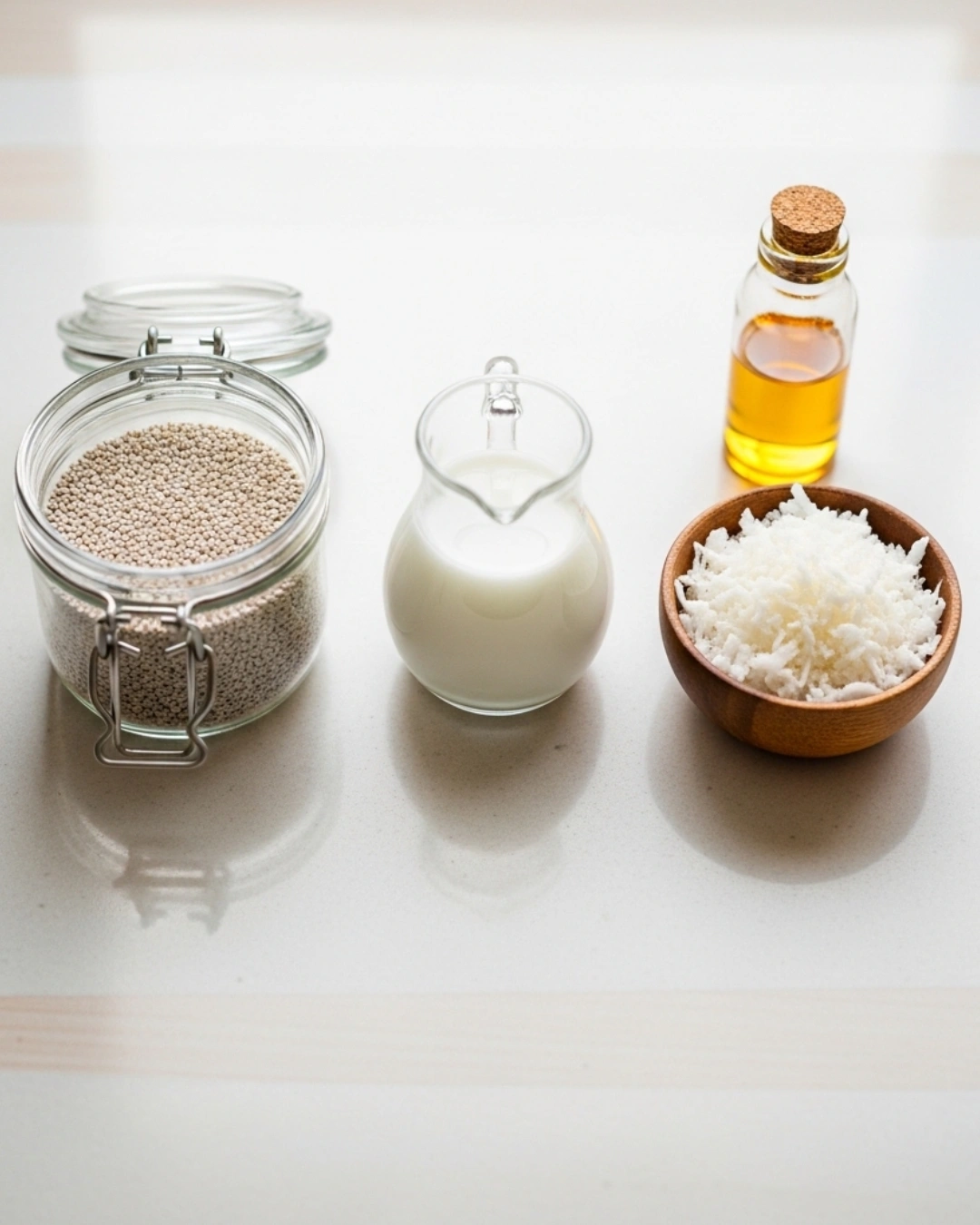 ingredients coconut milk chia pudding