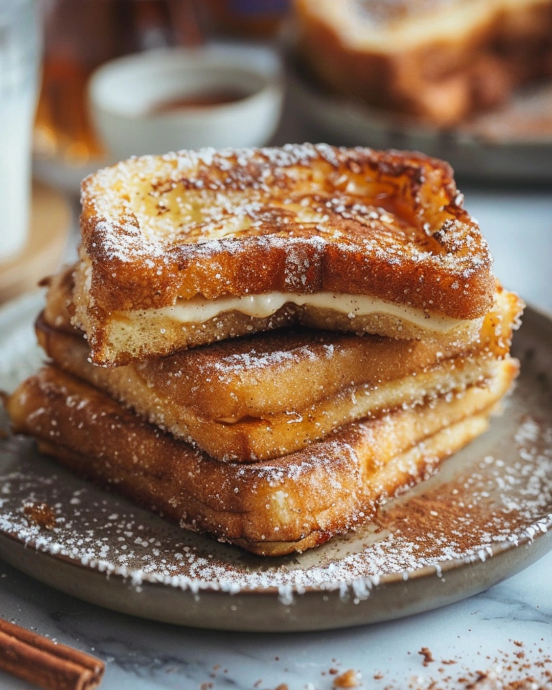 churro french toast serving