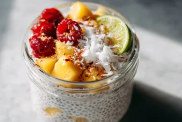 coconut milk chia pudding creamy healthy