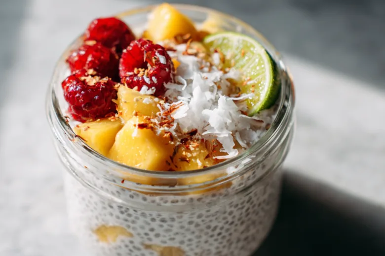 coconut milk chia pudding creamy healthy