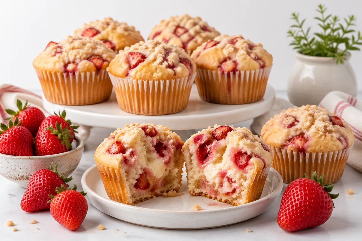 Delicious Strawberry Cream Cheese Muffins to Brighten Your Day