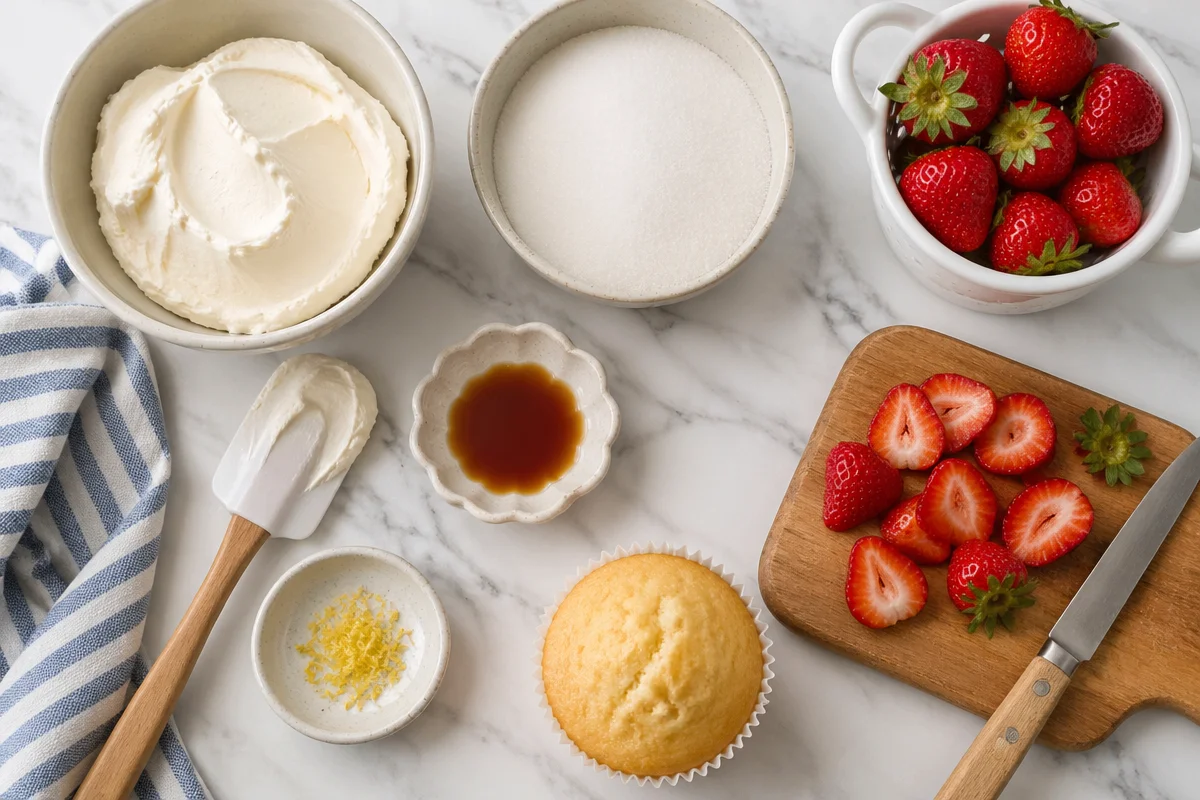 Strawberry Cream Cheese Muffins