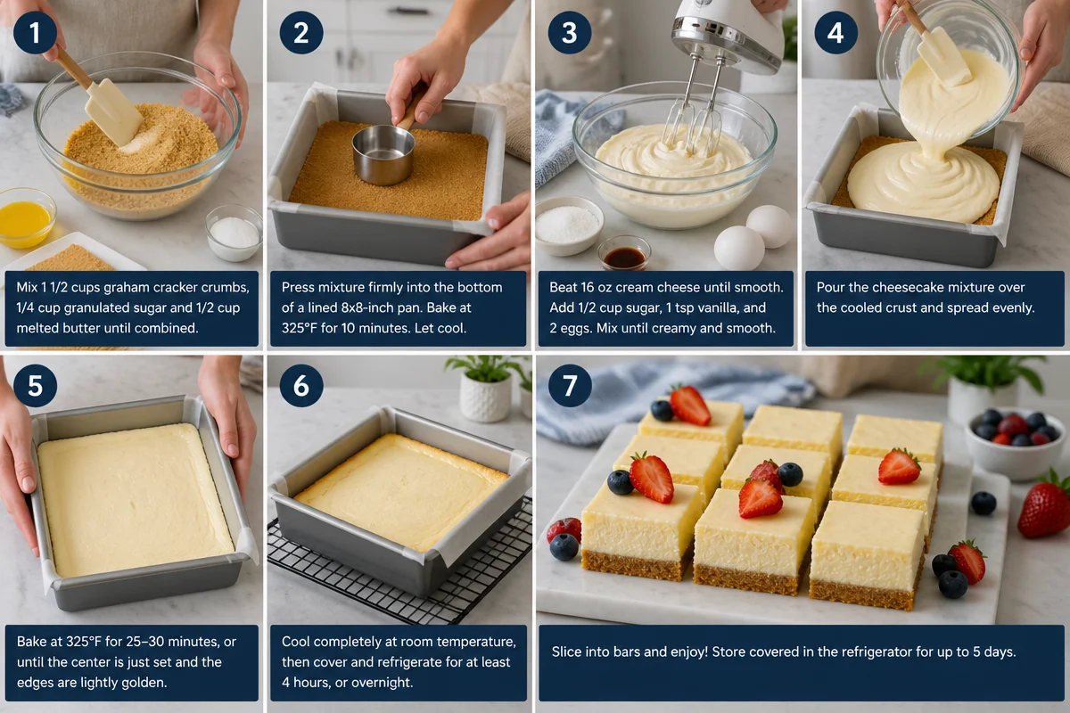 Deliciously Easy Cheesecake Bars You’ll Love Baking!