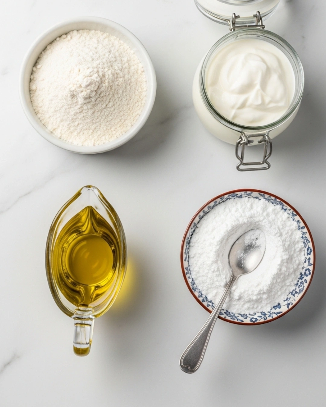 ingredients for donut focaccia recipe