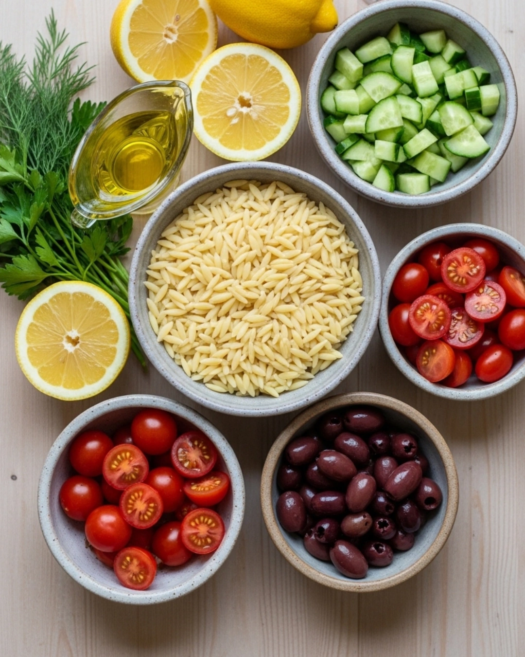 lemon orzo salad ingredients