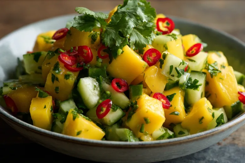 mango cucumber salad fresh recipe