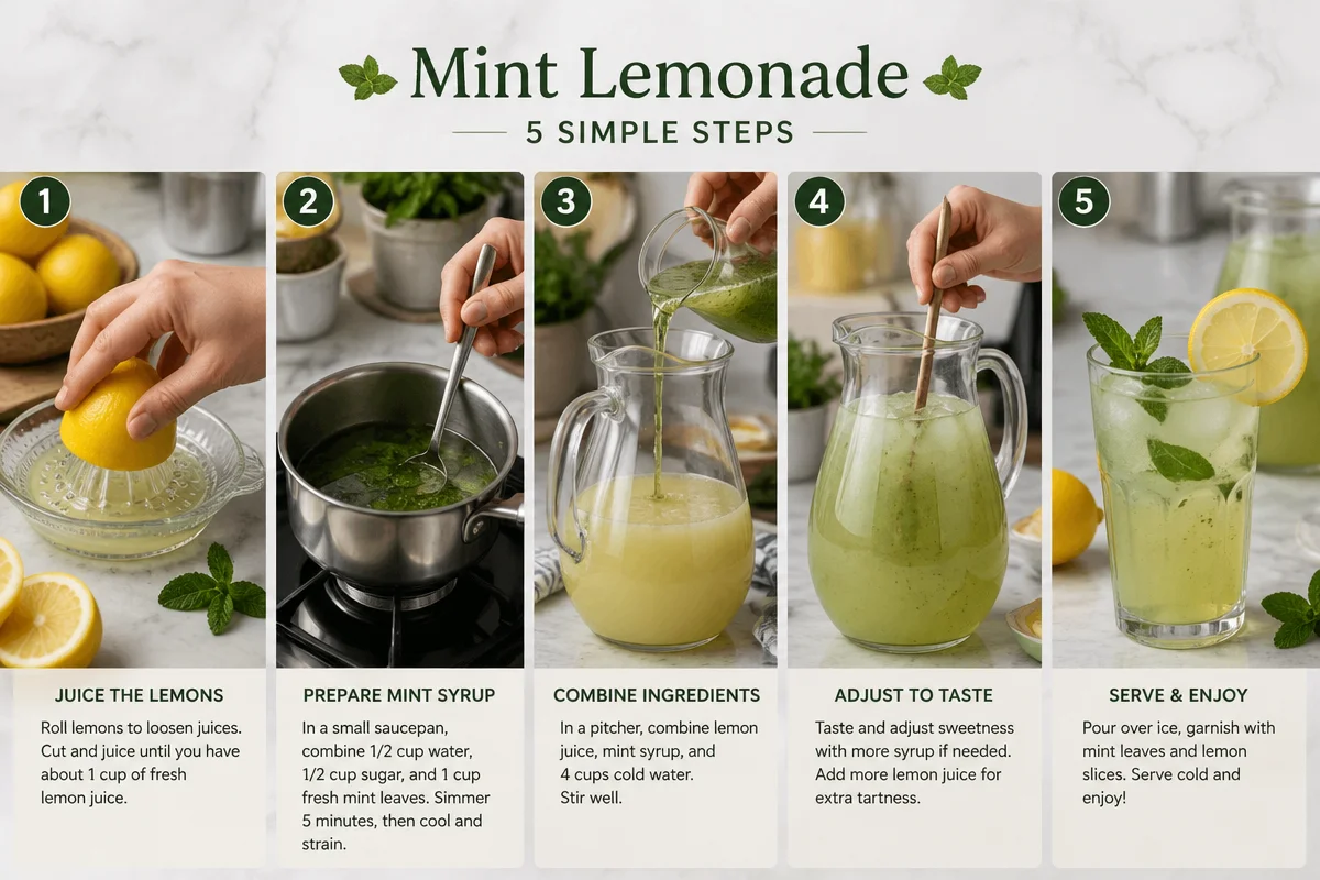 Refreshing Mint Lemonade Recipe - A Simple Twist on Tradition