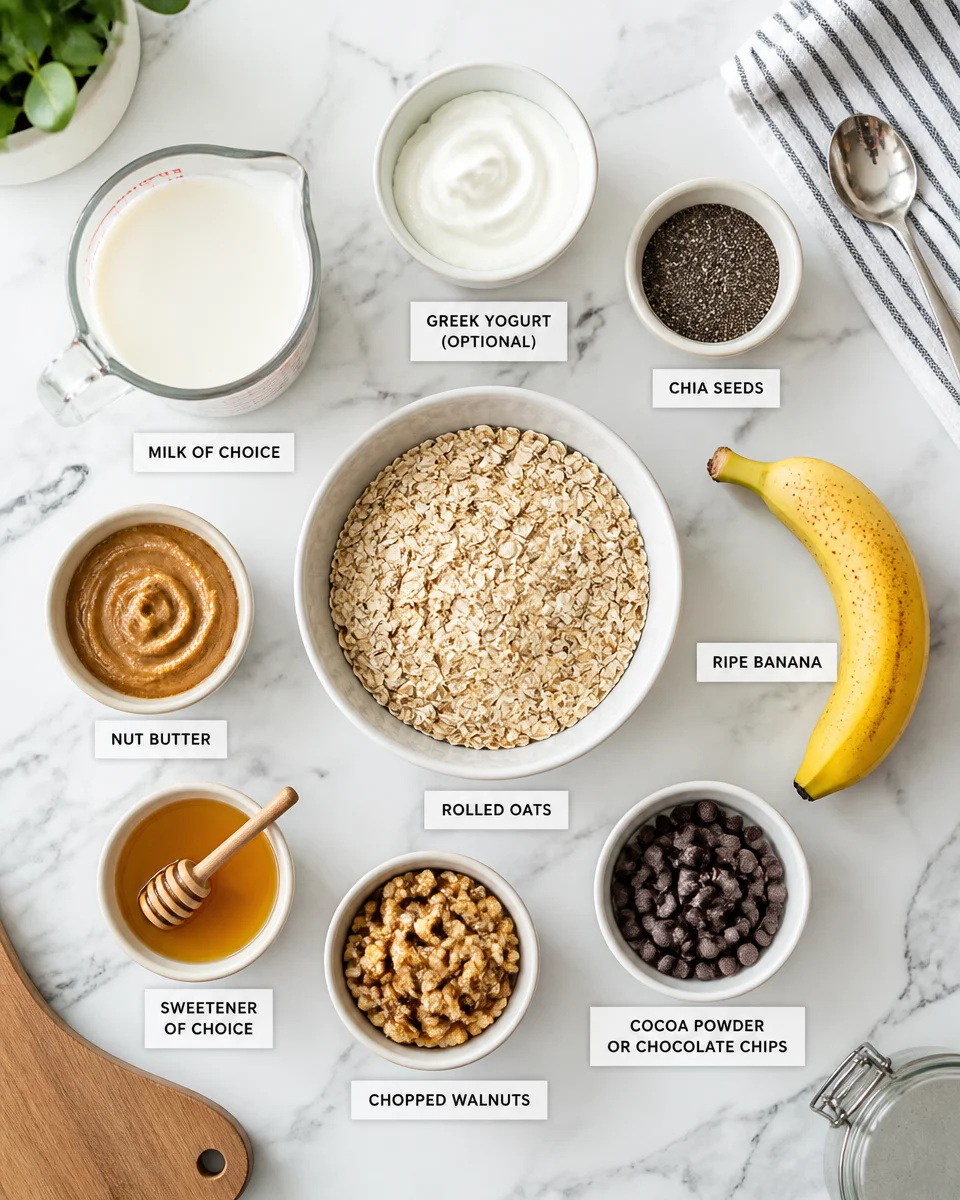 Chunky Monkey Overnight Oats