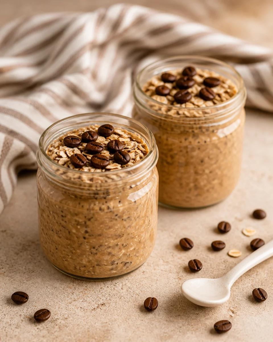 Vanilla Cold Brew Coffee Overnight Oats