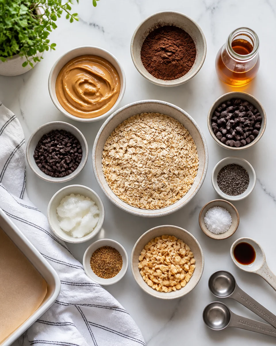 5 Deliciously Easy Healthy Chocolate Peanut Butter Oatmeal Bars