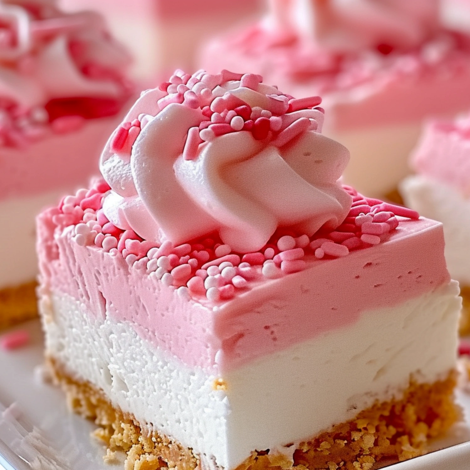  No-Bake Pink Velvet Cheesecake Bites 