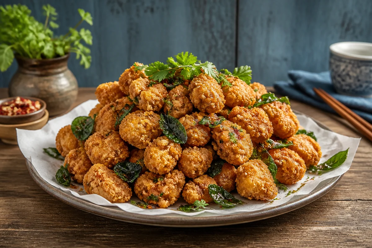 Crispy Taiwanese Popcorn Chicken