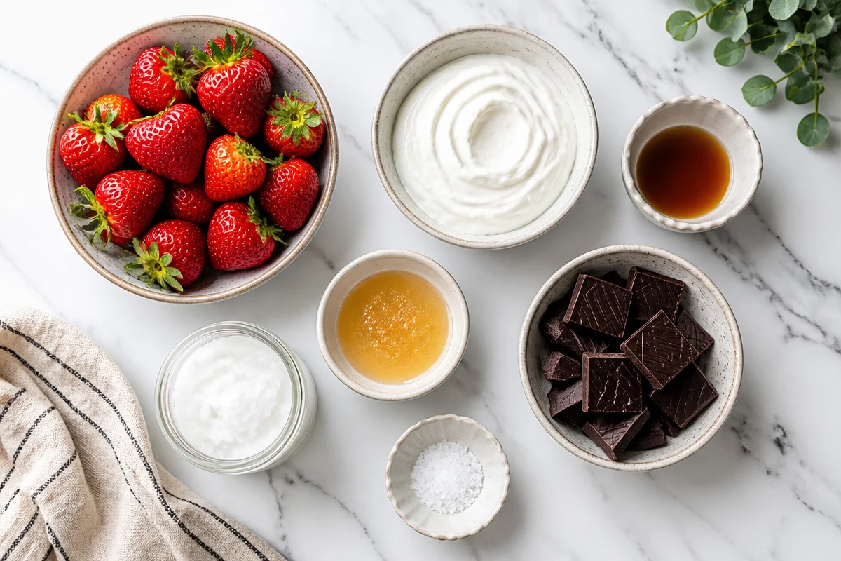 Delicious Chocolate Covered Strawberry Yogurt Clusters Recipe