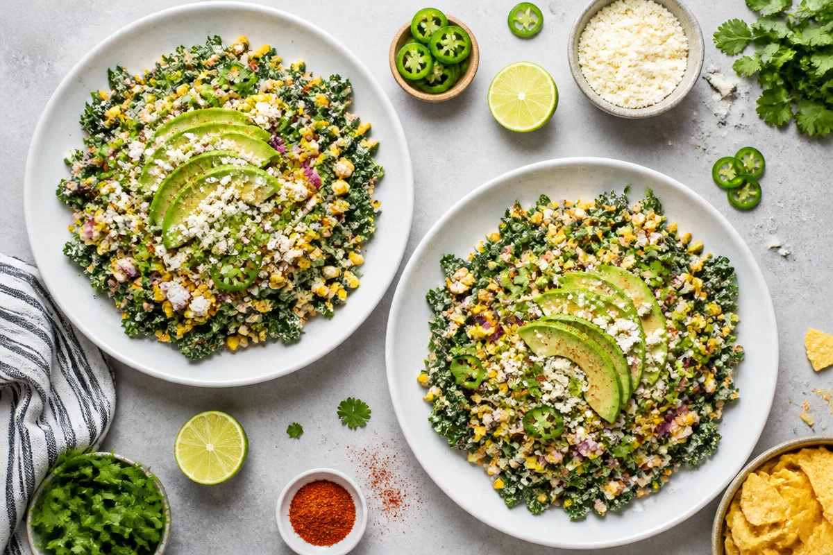 Mexican Street Corn Kale Salad