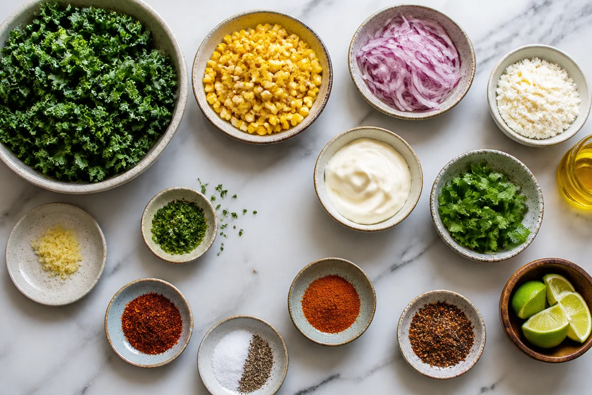 Delicious Mexican Street Corn Kale Salad You'll Love