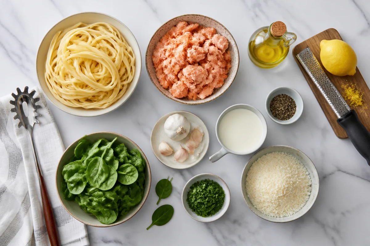 Creamy Hot Smoked Salmon Pasta
