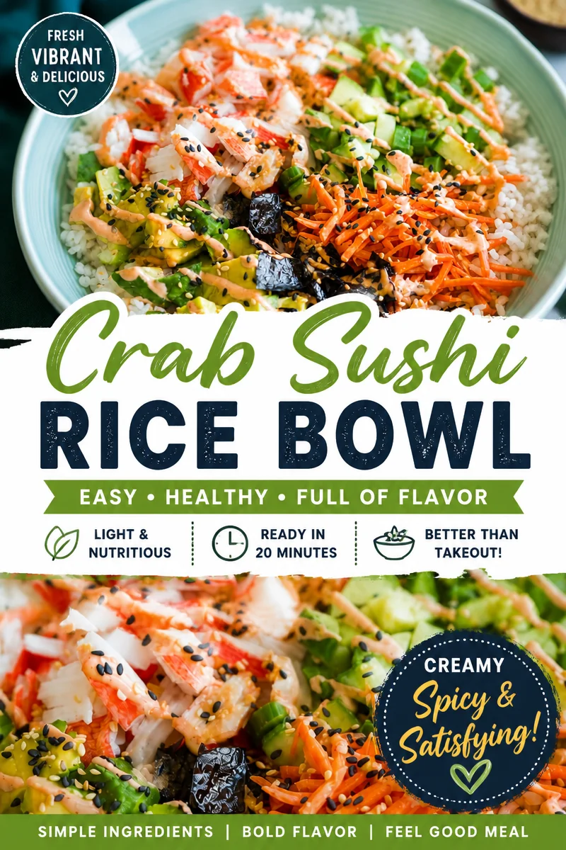 California Roll Sushi Bowls
