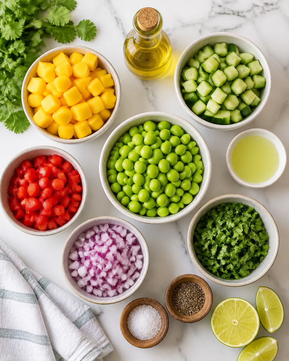 Fresh and Vibrant This Edamame Mango Salad for Summer Days