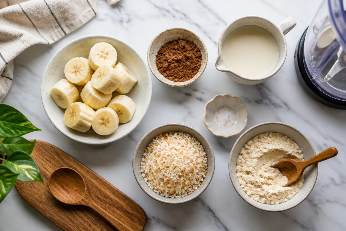 Indulge in a Dark Chocolate and Toasted Coconut Smoothie Bowl Delight