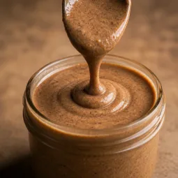 Irresistible pecan butter spread with a nutty and sweet flavor profile.