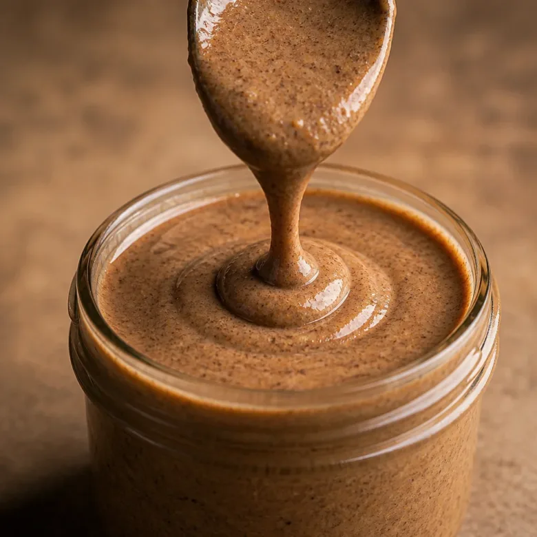 Irresistible pecan butter spread with a nutty and sweet flavor profile.