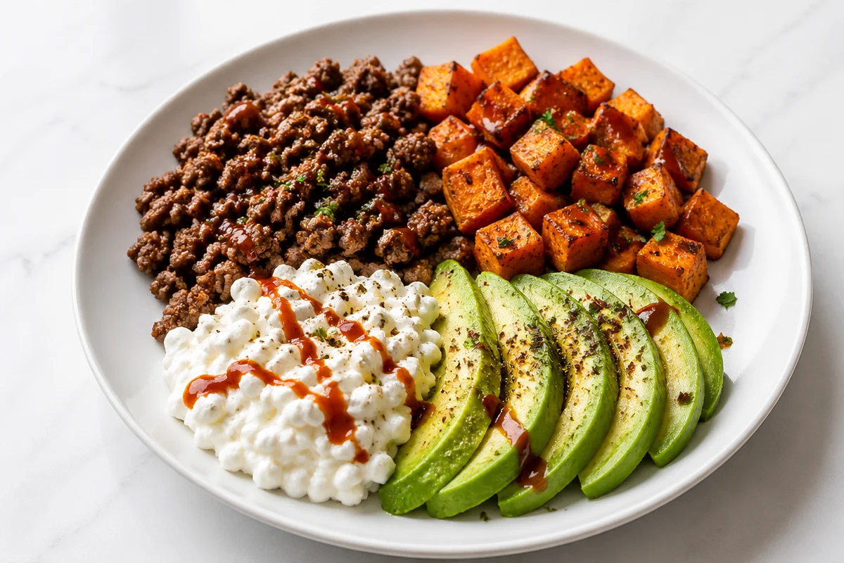 Hot Honey Cottage Cheese Bowl