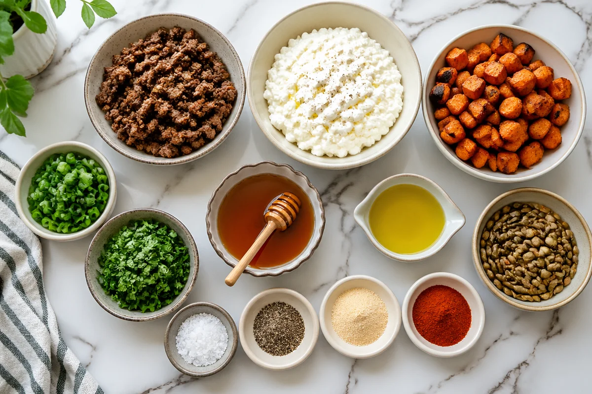 Hot Honey Cottage Cheese Bowl