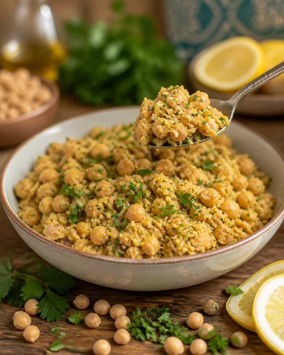 Zesty Chickpea Lemon Skillet
