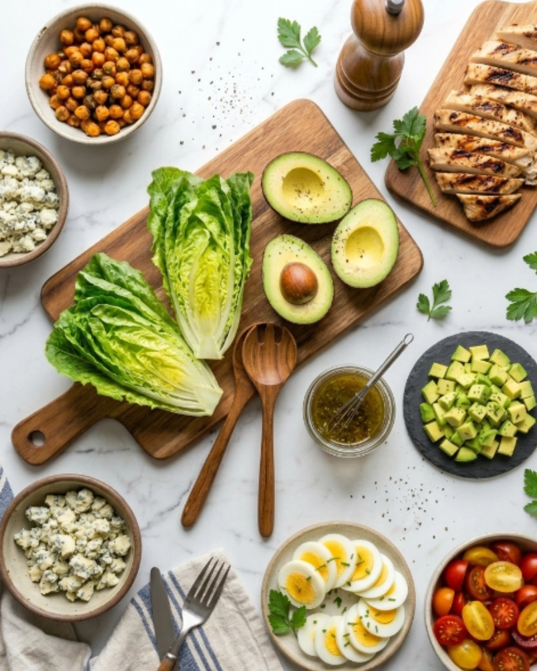 Ingredients for The Most Addictive Cobb Salad
