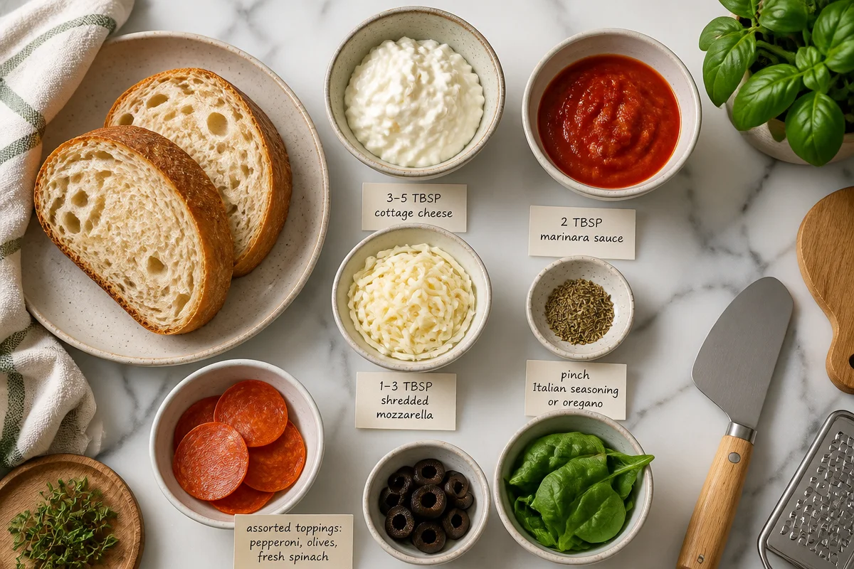 Delicious Air Fryer Cottage Cheese Pizza Toast in Just 10 Minutes