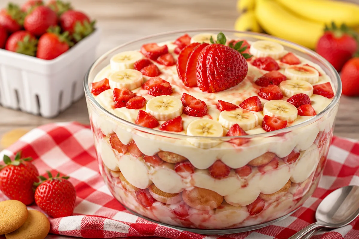 Strawberry Banana Pudding