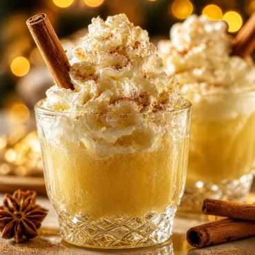 Cream Soda Fireball Fluff Shots - a sweet and spicy alcoholic dessert drink.