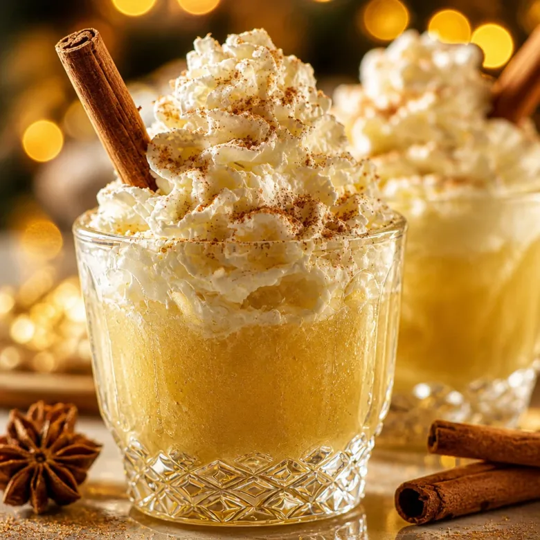 Cream Soda Fireball Fluff Shots - a sweet and spicy alcoholic dessert drink.
