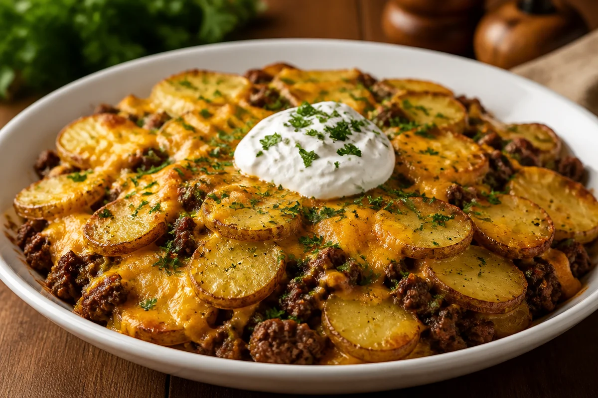 Loaded Beef and Potato