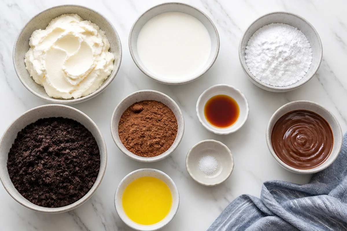 Easy No Bake Chocolate Cheesecake Cups