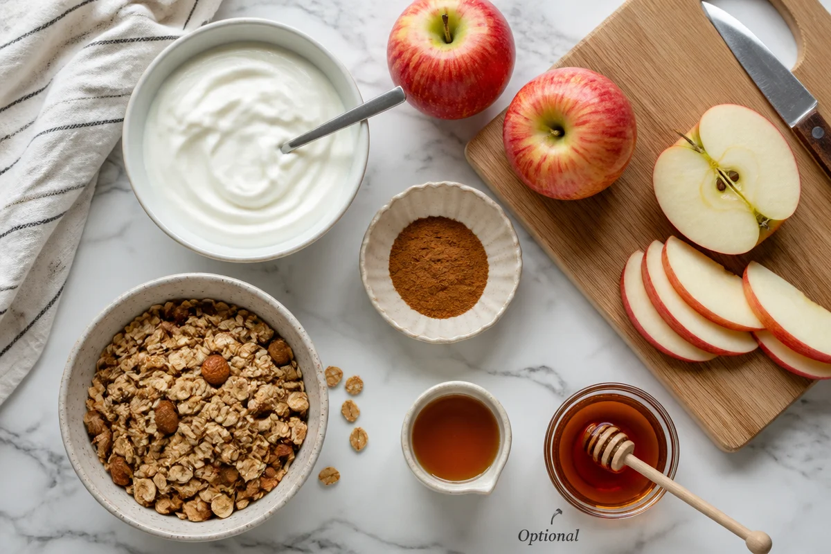 Apple Cinnamon Yogurt Crunch Bowl