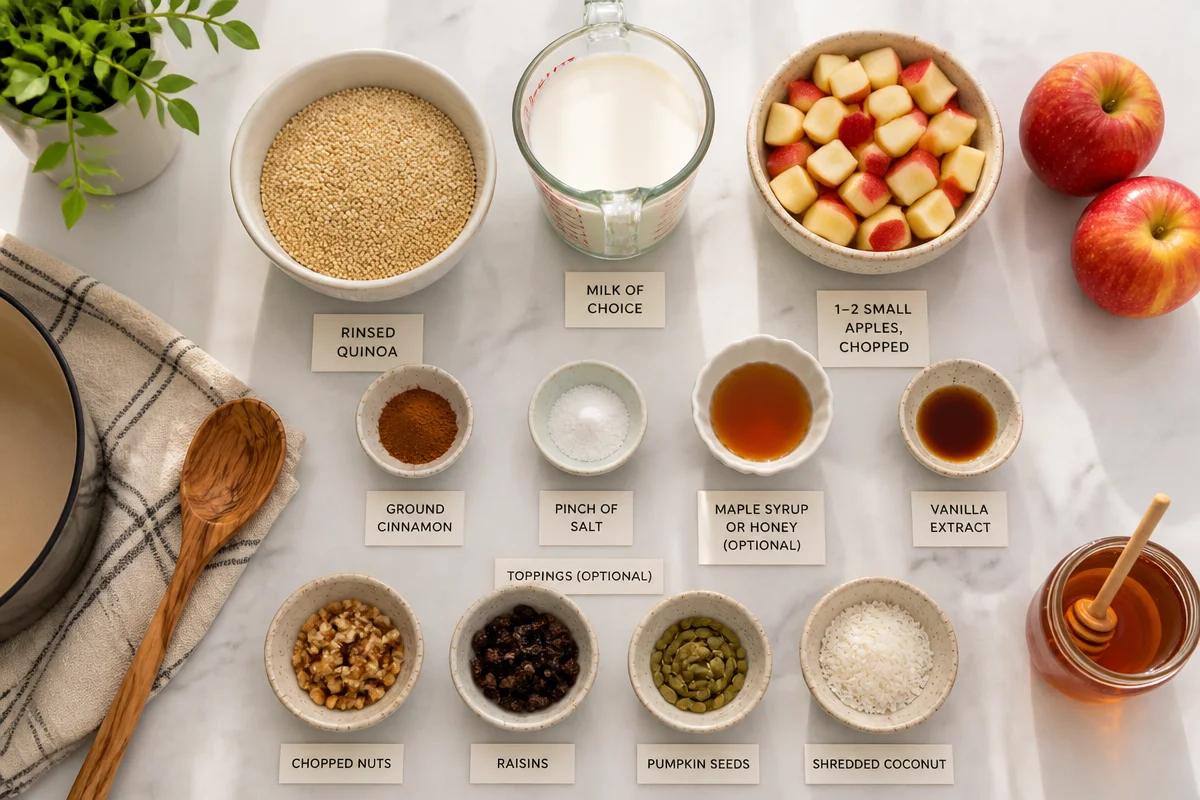 Delicious Cinnamon Apple Breakfast Quinoa to Start Your Day Right