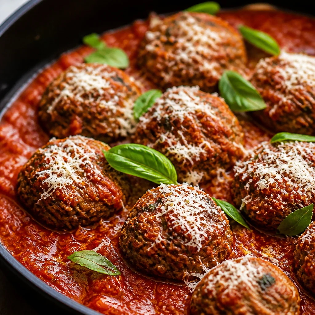 Delicious Veggie Meatballs Vegetarian Style made with mushrooms and spices.