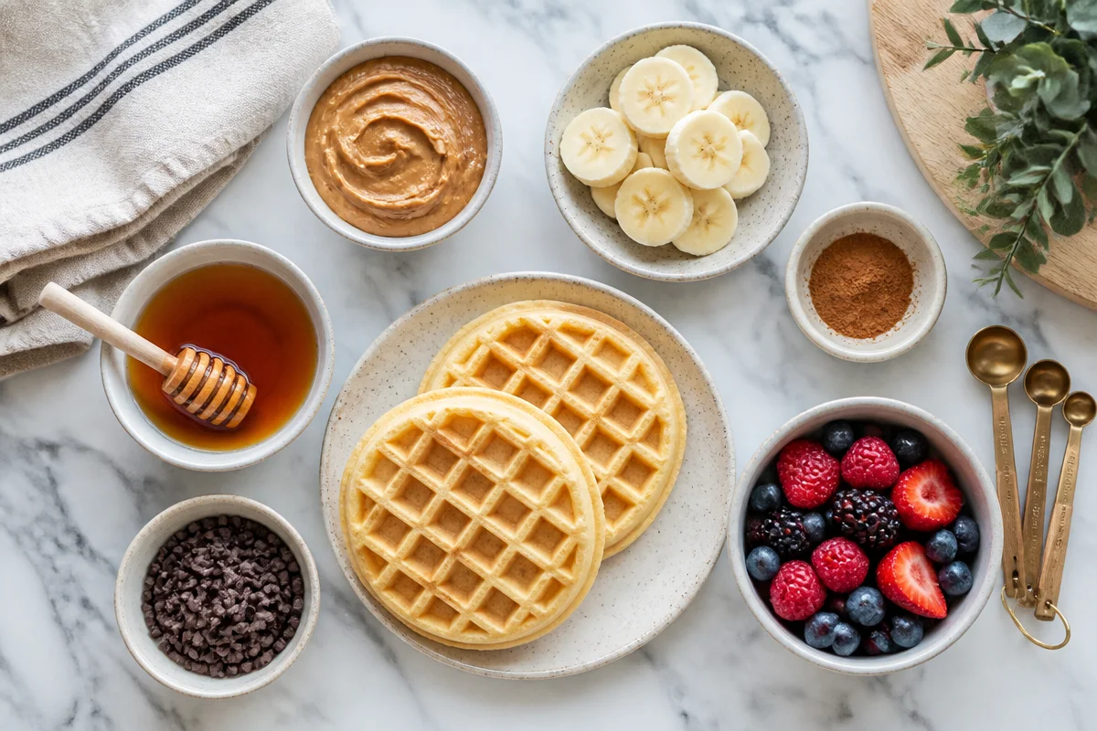 Deliciously Simple Easy Frozen Waffle Sweet Breakfast Sandwich