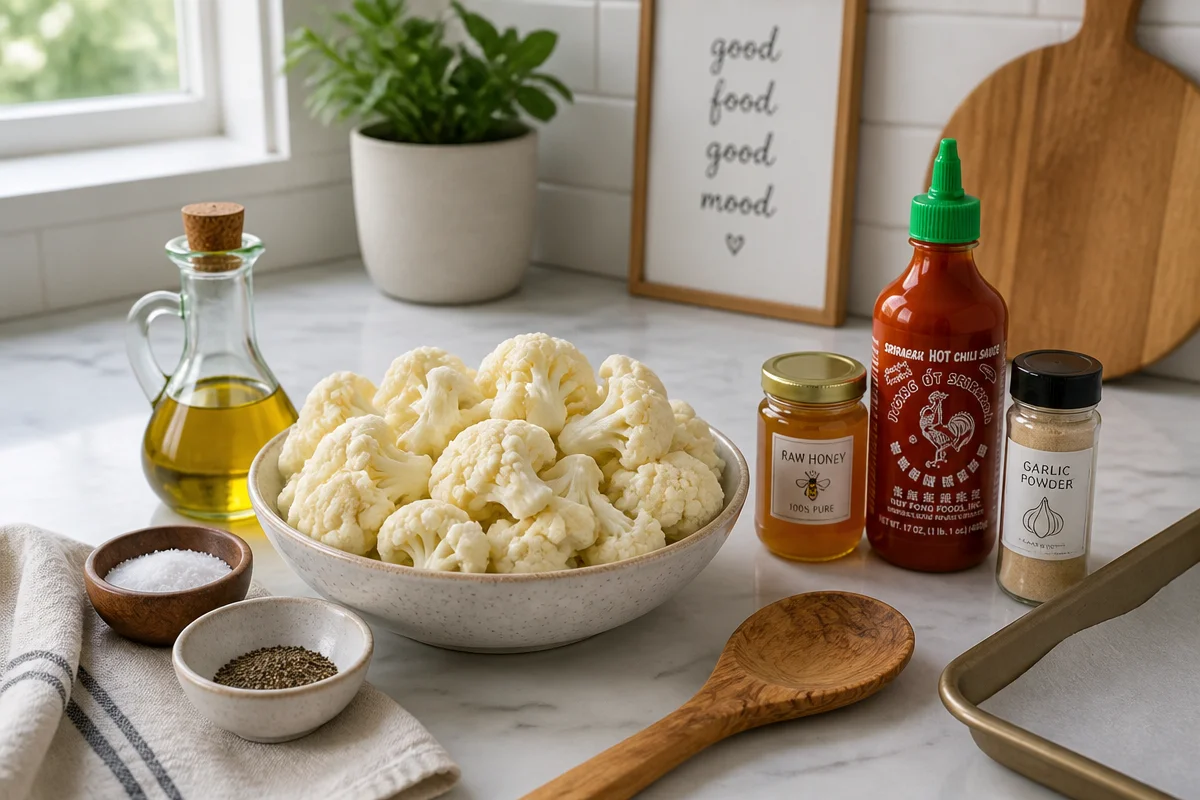 Irresistible Honey Sriracha Roasted Cauliflower Bites to Savor