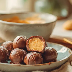 No Bake Peanut Butter Balls made with simple pantry ingredients
