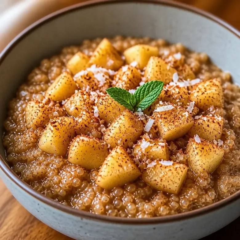 Viral Air Fryer Peach Toast garnished with fresh peaches and mint